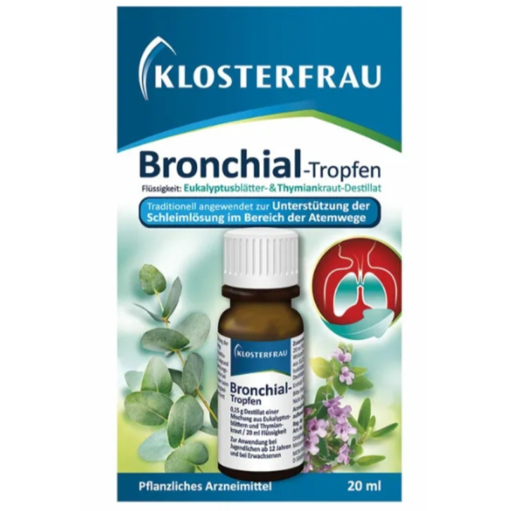 KLOSTERFRAU Broncholind® Bronchial-Tropfen 支氣管滴劑 20 ml - MunichStars