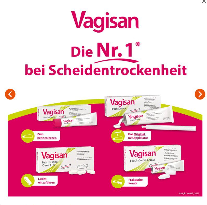 Vagisan Feuchtcreme 保濕霜-防止陰道乾燥