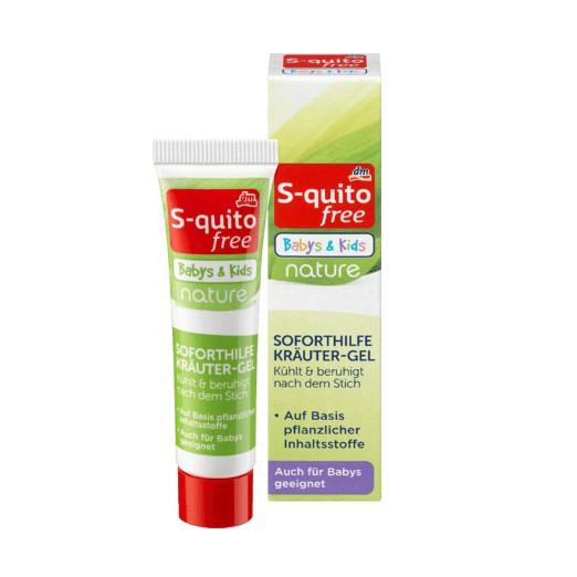 德國S-quitofree 蚊蟲叮咬凝膠 15ml(6個月以上寶寶可用)