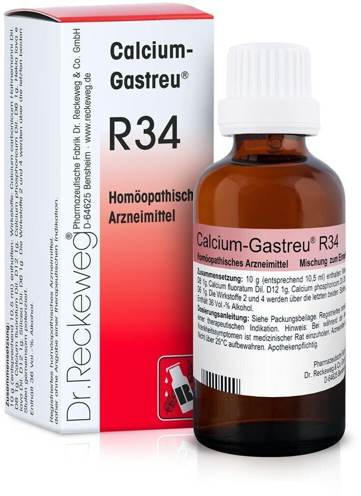Dr. Reckeweg Calcium Gastreu R 34 Tropfen 鈣胃液 50ml