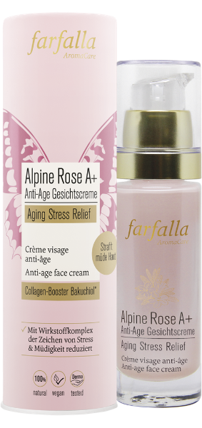 Farfalla 抗老乳霜,緩解老化壓力 Alpine Rose A+ Anti-Age Gesichtscreme 30ml - MunichStars