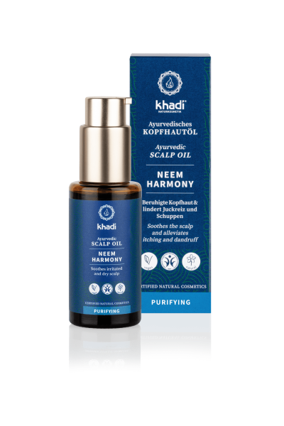 Khadi 舒緩平衡護髮油 50 毫升AYURVEDISCHES KOPFHAUTÖL NEEM HARMONY