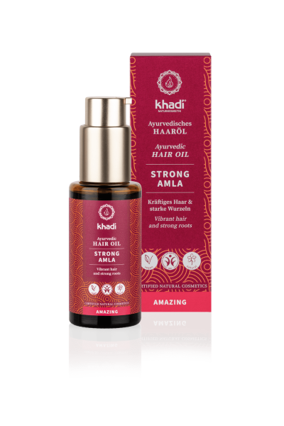 Khadi 強化髮根護髮油 50 毫升AYURVEDISCHES HAARÖL STRONG AMLA