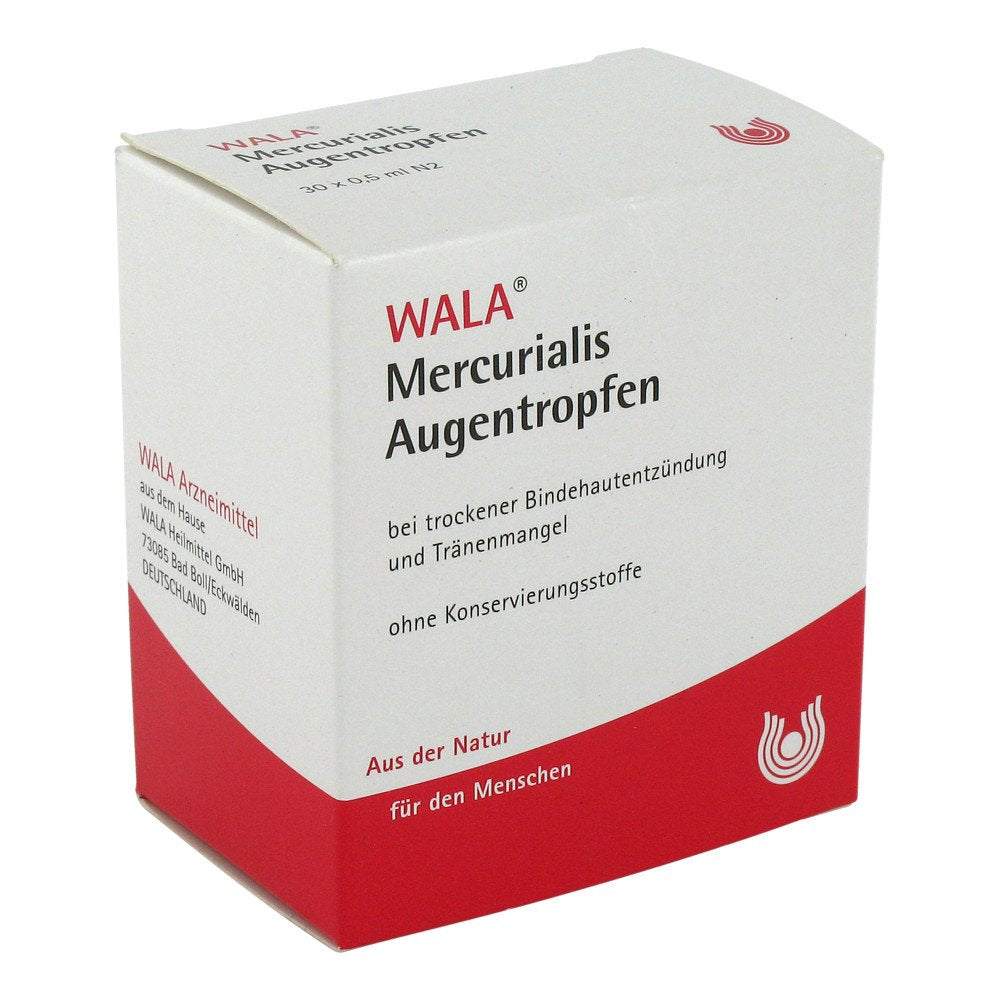 Wala 乾性結膜炎滴眼液 Mercurialis Augentropfen (30x0.5 ml)