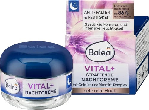 德國 Balea VITAL深層修護B保濕再生晚霜50ml