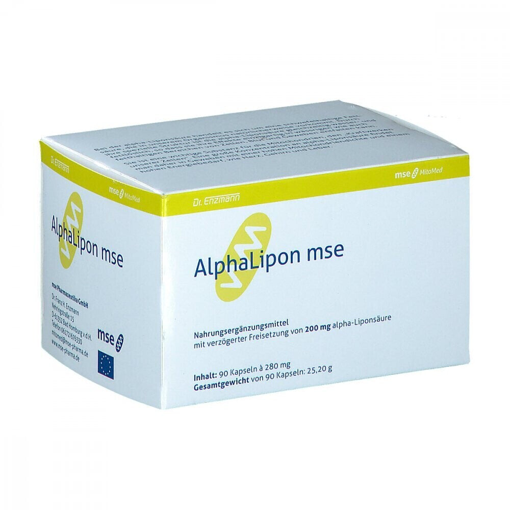 MSE Pharmazeutika Alpha Lipon MSE Kapseln (90Stk.) Antioxidant Capsules 90 Tablets
