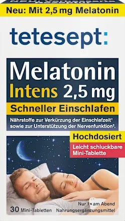 tetesept 舒眠Melatonin Intens Mini Tabletten, 30 St