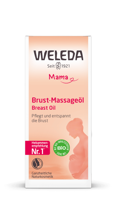 Weleda 胸部按摩油 哺乳按摩油 Brust Massageoel 50ml