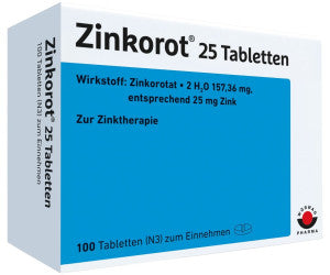 Zinkorot 25 Tabletten 100顆