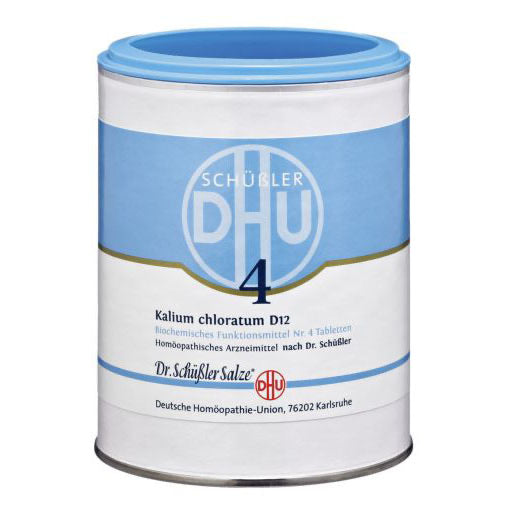 Dr. Schüßler DHU 4 Kalium Chloratum 1000St 德國DHU D6 4號