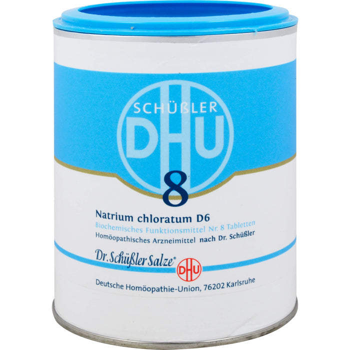 Dr. Schüßler DHU 8 Natrium Chloratum 1000St German DHU Sodium Chlorate D6 8 