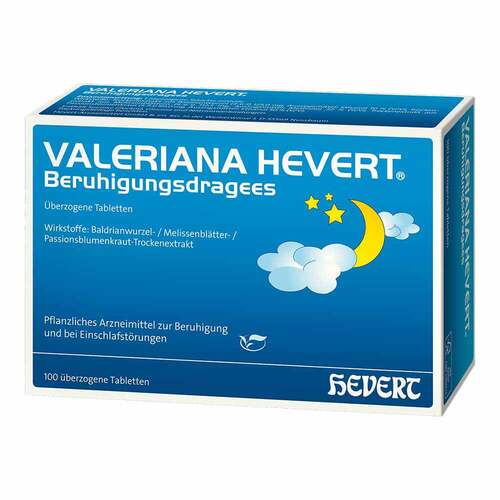Hevert 菲德 Valeriana Beruhigungsdragees 幫助睡眠錠劑100入