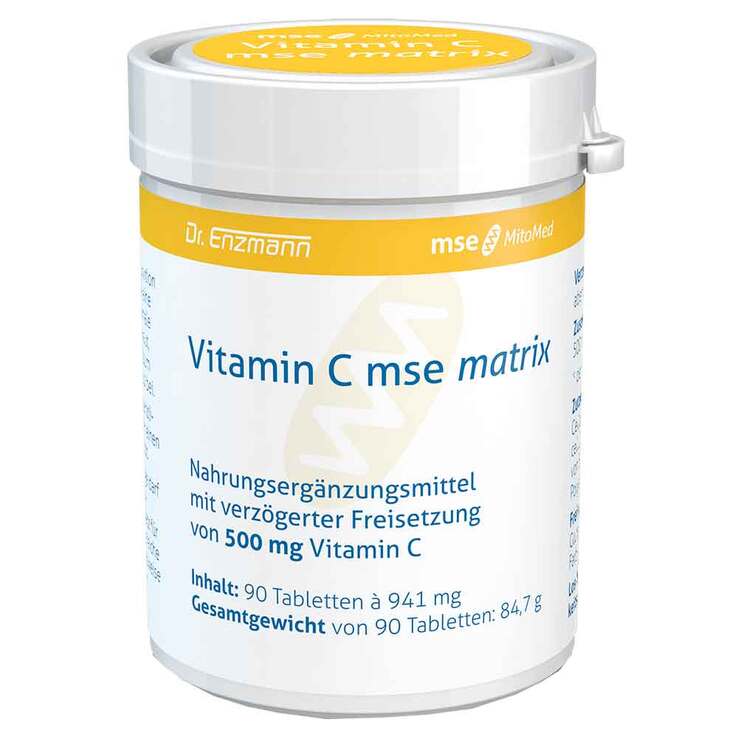 Dr. Enzmann Vitamin C mse matrix 恩世蔓長釋C錠 90錠 - MunichStars