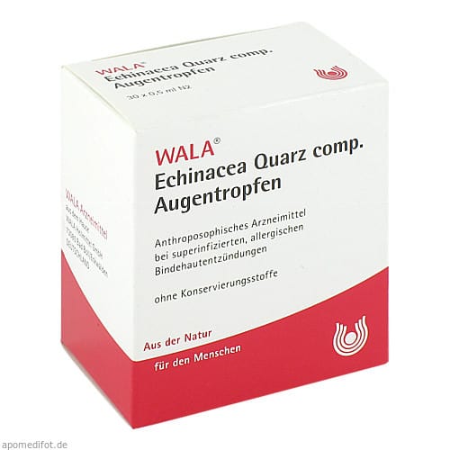 Wala 紫錐菊石英眼藥水 Echinacea Quarz comp. Augentropfen 30支/0.5ml - MunichStars