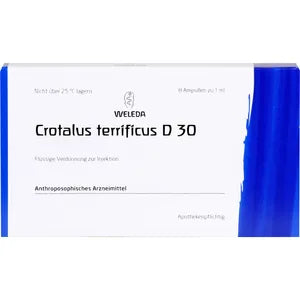 Weleda Crotalus Terreficus D30 Ampullen (8x1 ml) 