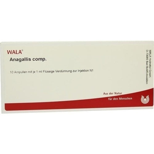 Wala Gastrointestinal, Liver and Gallbladder Ampoules Anagallis Comp. Ampoules (10X1 ml)
