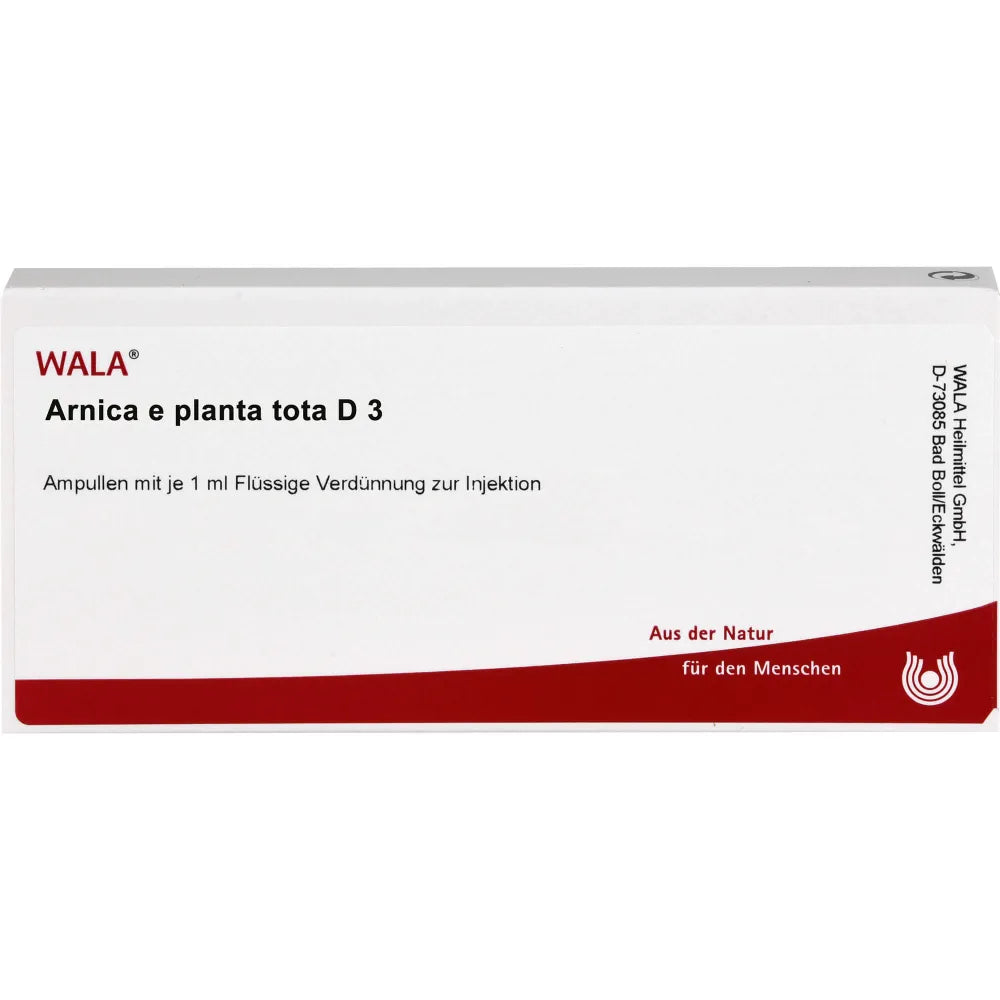 Wala 安瓶 Arnica E Planta tota D3 (10X1 ml)