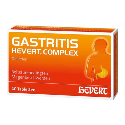 菲德 Hevert Gastritis Complex 胃炎順勢療法口含錠 40 粒 - MunichStars