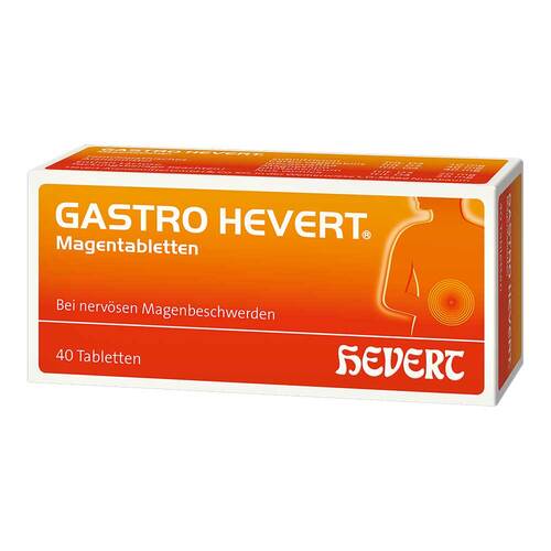 菲德 Hevert Gastro Magentabletten 神經性胃部順勢療法口含錠 40 粒 - MunichStars