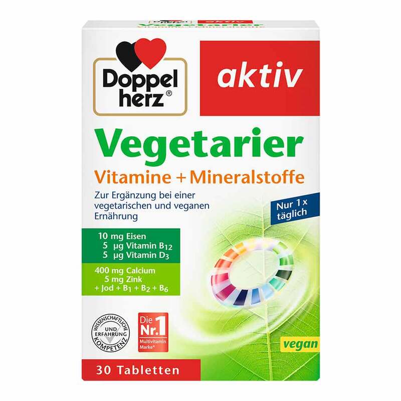 Doppelherz 多寶 Vegetarier Vitamine+Mineralstoffe Tabletten 素食維生素+礦物質30 入(錠劑) - MunichStars
