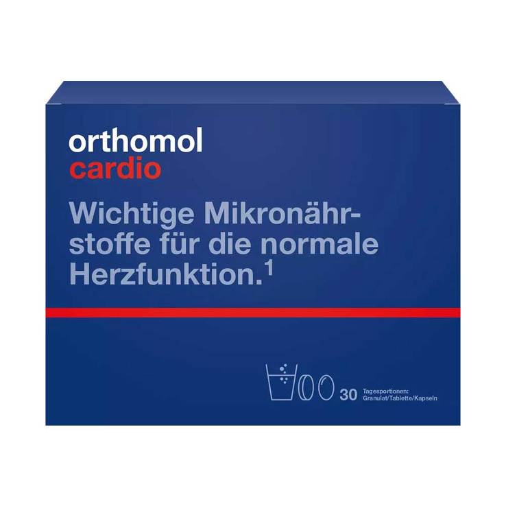 奧適寶Orthomol Cardio Tabletten + Kapseln Tagesportionen (30 Stk.) 心血管營養補充