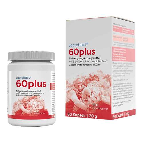 HLH Lactobact 60plus 晶球益生菌膠囊-調理腸道機能減緩便秘 - MunichStars