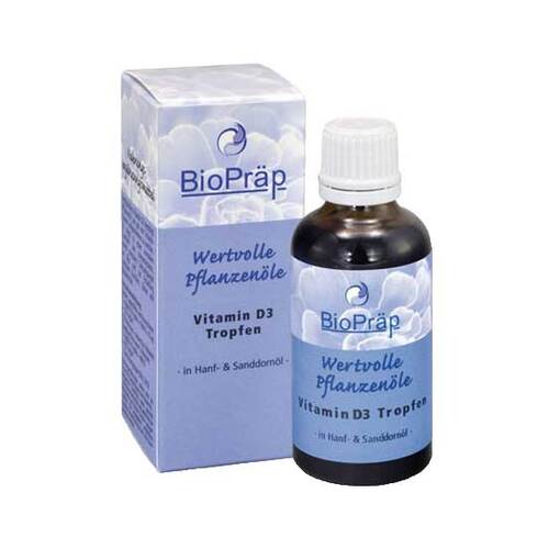 Biopräp Vitamin D3 Tropfen Vitamin D3 Drops 50ml 