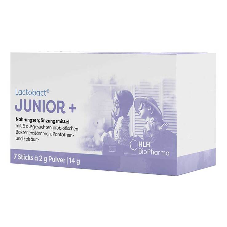 HLH Lactobact Junior 7 Tage Beutel 兒童益生菌粉末-維持腸道良好機能 7X2 g - MunichStars