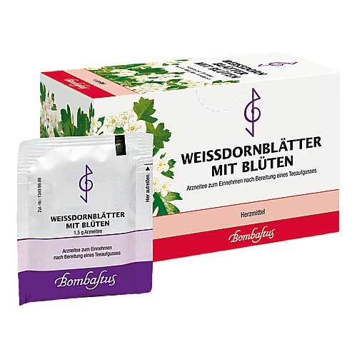 Bombastus Weißdornblätter mit Blüten 山楂葉茶(20 x 1.5 g) - MunichStars