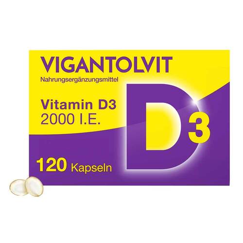Merck Vigantolvit 2000 I.E. Vitamin D3 Weich 2000 IU 維生素 D3 軟膠囊 120粒 - MunichStars
