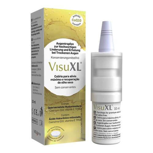 VisuXL Augentropfen 輔酶Q10交聯玻尿酸乾眼修護眼藥水 10ml