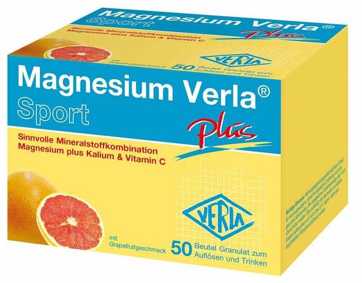 Verla-Pharm Magnesium Verla Plus Granulat 鎂顆粒 50 Stk.
