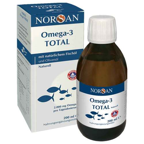 Norsan Omega-3 Total Naturell flüssig 原味魚油-有益心臟、視力和大腦 200ml