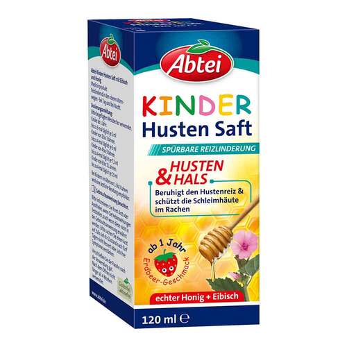 Abtei Kinder Husten Saft Eibisch und Honig 兒童止咳糖漿 120ml