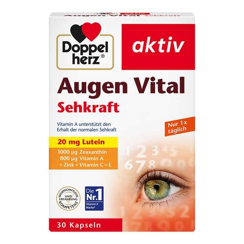 德之寶 Doppelherz 護眼視力葉黃素+玉米黃素膠囊 30粒