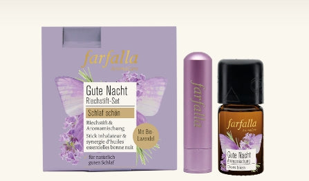 Farfalla Riechstift Set - Gute Nacht Schlaf schön 聞香棒精油組 5ml - MunichStars