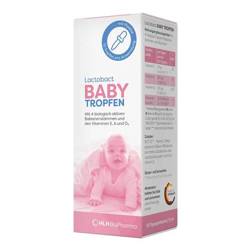 Lactobact萊德寶嬰兒 益生菌滴劑 HLH Baby Tropfen (15ml)