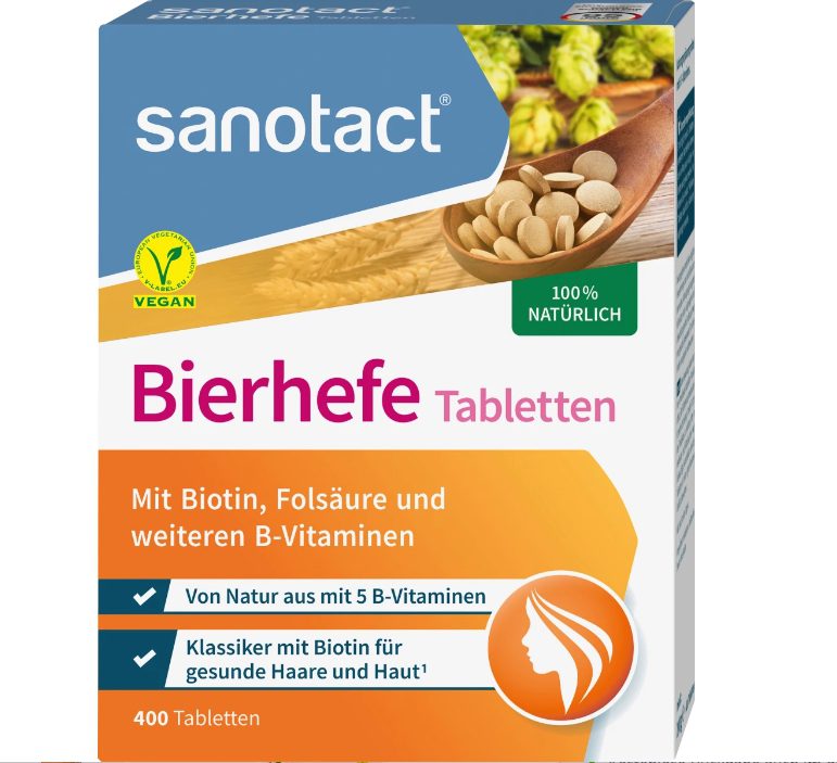 Sanotact Bierhefe Tabletten sanotact 啤酒酵母片200 g - MunichStars