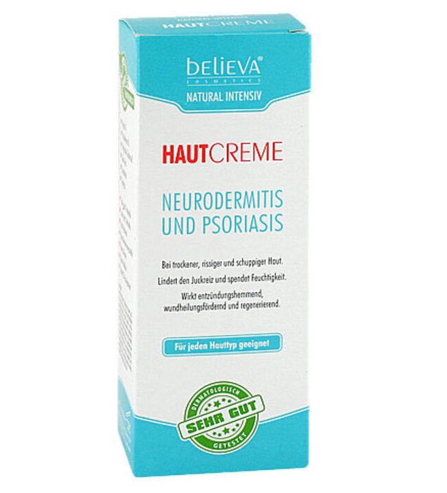 Believa Neurodermitis &amp; Psoriasis Hautcreme 皮膚炎和牛皮癬護膚日霜 100ml - MunichStars