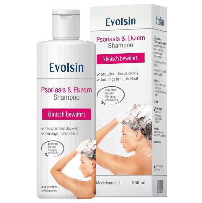 Evolsin Psoriasis &amp; Ekzem Shampoo 濕疹和牛皮癬洗髮精 (250ml) - MunichStars