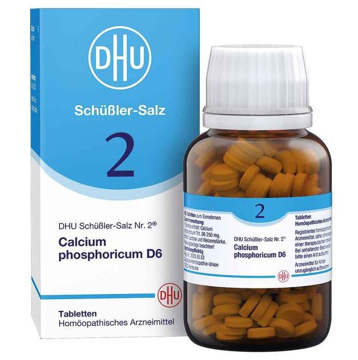 DHU Schüßler-Salz 2號  Biochemie Calcium phosphoricum D6 Tabletten 420粒