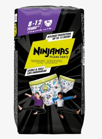 Ninjamas Pyjama Pants Jungen 8-12 Jahre 忍者 男童睡褲（8-12歲) 9件裝 - MunichStars