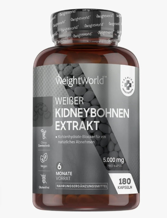 威威爾 WeightWorld 白腎豆萃取+鋅+鉻促進代謝膠囊 180粒 - MunichStars