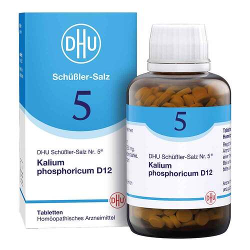 DHU Schüßler-Salz 鹽Nr. 5 磷酸鉀 phosphoricum D12 Tabletten, 900粒 - MunichStars