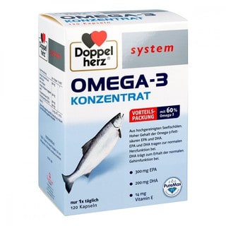 Doppelherz 多寶 Omega-3 KONZENTRAT 深海魚油 120顆 - MunichStars