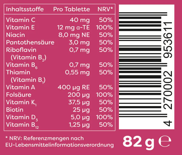Nutrivoll 兒童綜合維生素發泡錠kids Multivitamin Brausetabletten