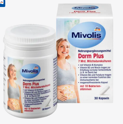 Mivolis Darm Plus Kapseln 30 St 腸道保健膠囊 30入