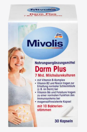 Mivolis Darm Plus Kapseln 30 St 腸道保健膠囊 30入