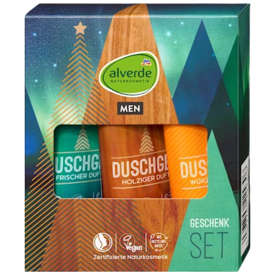 alverde NATURKOSMETIK 男士沐浴乳禮盒