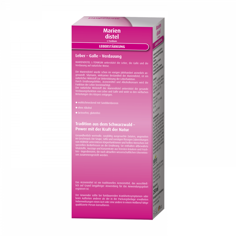 Hübner Good Bona Milk Thistle Drops Mariendistel L-Tonikum 250ml